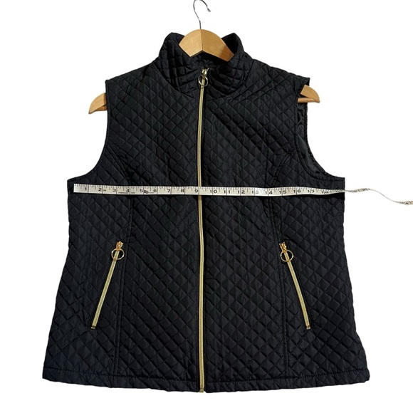 BLACK RIVET BRAND QUILTED VEST SIZE LARGE - Picture 5 of 6